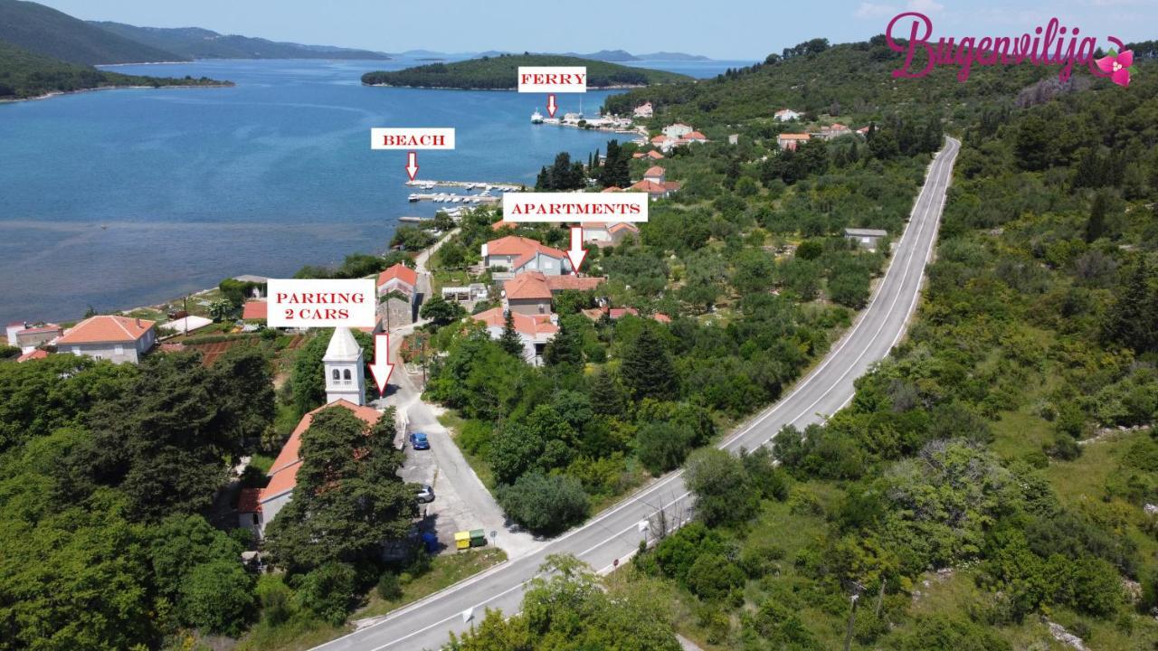 Apartmani Bugenvilija Brbinj Exteriér fotografie